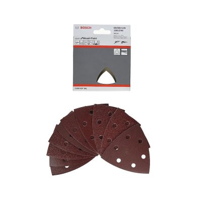 10pc OMT Sanding Sheets, Red Wood, Mixed 2608607541