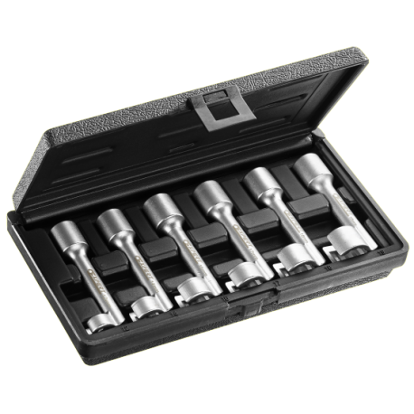 Coffret de 6 douilles ouvertes déportées - E200517 | Expert by Facom 1 Coffret de 6 douilles ouvertes déportées - E200517 | Expert by Facom