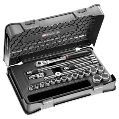 COFFRET FACOM DOUILLES 3/8" - 6 PANS DE 7 A 22MM | JL.171-3P6