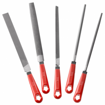 Composition d'outils Facom de 5 limes demi douce longueur 250mm Facom | LIM250EM.J5