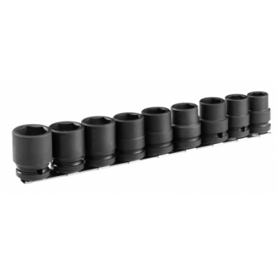 Jeu de 9 douilles impact 1/2" 6 pans sur rack Facom | NS.J9