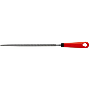 Râpe Demi-ronde Douce KS Tools 157.0516 - Longueur 250 Mm - Poignée Bi-matière Confortable - Selon Norme DIN 7261 C