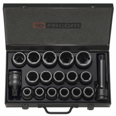 Composition d'outils Facom de Douille impact 3/4" de 19 à 42mm Facom | NK.500E