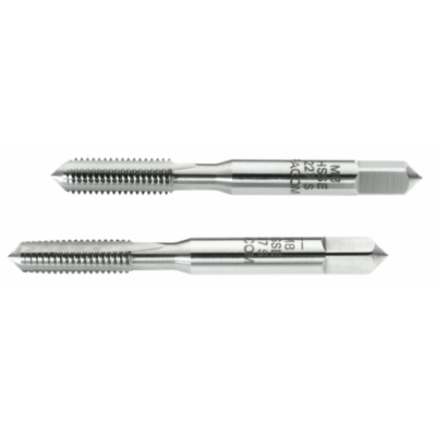 Jeu de 2 tarauds au cobalt 18 x 2,5mm ébaucheur et finisseur Facom | 227.S18X250T2