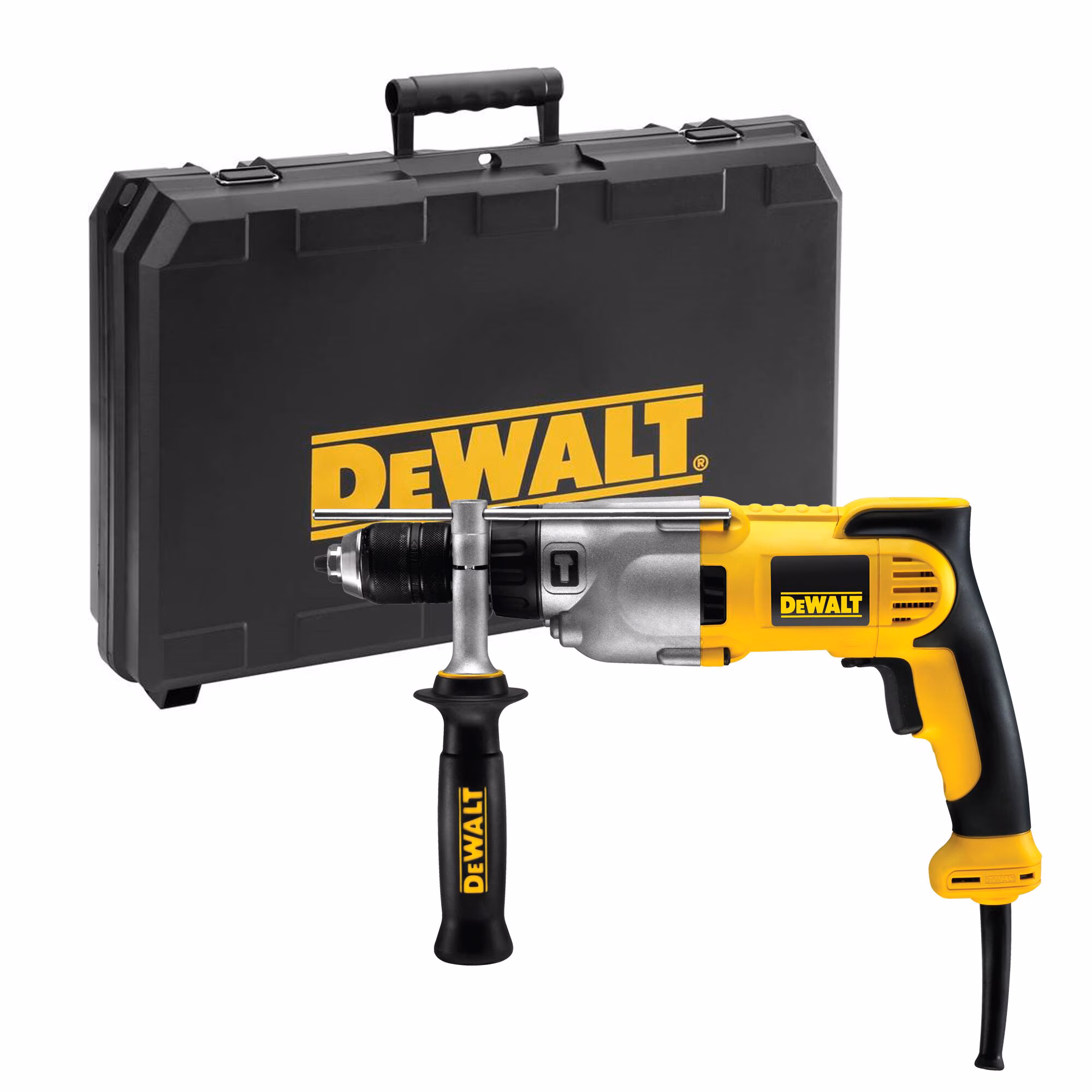 Perceuse percussion 2 vitesses 1100 W - coffret DWD524KS-QS